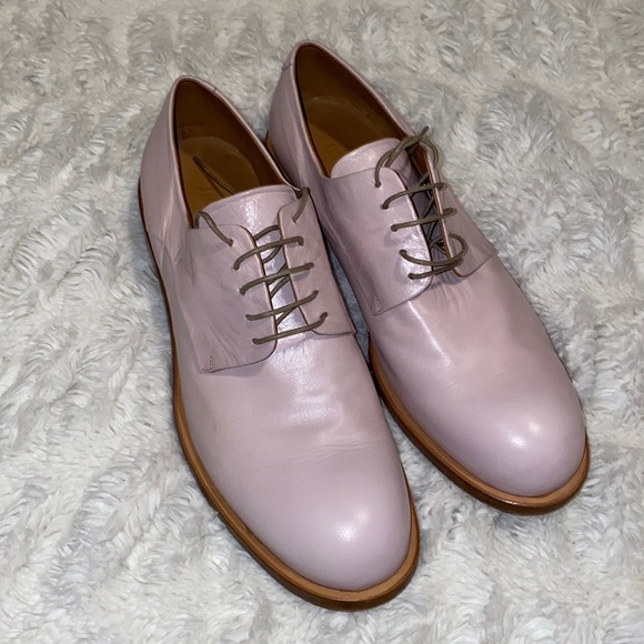 Jil Sander Shoes - NEW Jill Sander Luxury Designer Nude Blush Leather Oxford sz 9.5 US/39.5 Euro